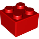 LEGO Rood Soft Steen 2 x 2 (50844)