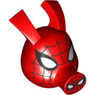 LEGO Red Spider-Ham Minifigure Head (67671)