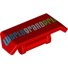 LEGO Red Spoiler with Handle with 'WORLD GRAND PRIX' (70134 / 70559)