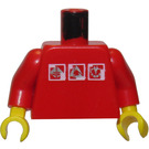 LEGO Rot Sport Torso (973 / 73403)