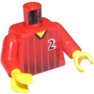 LEGO Rot Sport Torso mit 2 (973)