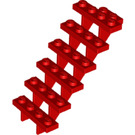 LEGO rot Treppe 7 x 4 x 6 Open (30134)