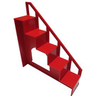LEGO Red Stairs Large