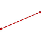 LEGO rot String mit Coupling Punkte und Ende Bolzen 1 x 21 (14210 / 63141)
