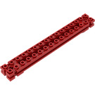 LEGO rouge Support 2 x 16 x 2 Poutre Triangulaire (30518)