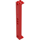 LEGO Rood Support 2 x 2 x 13 met 5 Pegholes (91176)