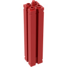 LEGO Red Support 2 x 2 x 8 with Top Peg and Grooves (45695)