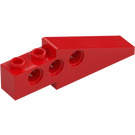 LEGO Rouge Technic Brique Aile 1 x 6 x 1.67 (2744 / 28670)