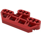LEGO Rood Technic Connector Blok 3 x 6 met Six As Gaten en Groove (32307)