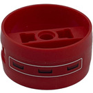 LEGO rouge Technic Cylindre avec Centre Barre avec Vents Autocollant (41531)