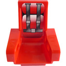 LEGO Rood Technic Stoel 3 x 2 Basis met Straps Sticker (2717)