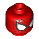 LEGO Rood The Amazing Spider-Man Minifigure Hoofd (Verzonken Solid Stud) (3274 / 104688)