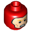 LEGO Red The Flash Minifigure Head (Recessed Solid Stud) (3626 / 15774)