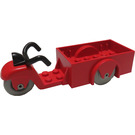 LEGO Rojo Tres Wheeled Moto