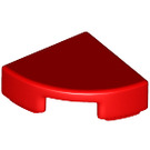 LEGO rouge Tuile 1 x 1 Trimestre Cercle (25269 / 84411)