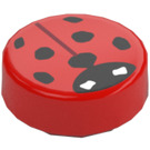 LEGO Red Tile 1 x 1 Round with Ladybug (35380 / 104742)