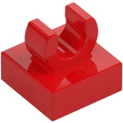 LEGO Rojo Plana 1 x 1 con Clip ("C" elevada) (15712 / 44842)