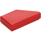 LEGO Red Tile 1 x 2 45° Angled Cut Left (5091)