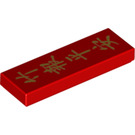 LEGO Red Tile 1 x 3 with Chinese Characters (63864 / 67552)