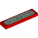 LEGO Rouge Tuile 1 x 4 avec CD et Speakers (2431 / 99937)