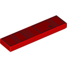 LEGO Red Tile 1 x 4 with Sith Trooper Belt Pouches (2431 / 65850)