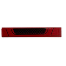 LEGO Red Tile 1 x 6 with Black Grille and Black Lines Sticker (6636)