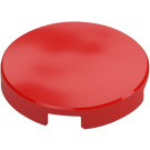 LEGO Rouge Tuile 2 x 2 Rond avec porte-tenon inférieur (14769)