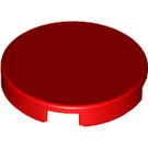 LEGO rouge Tuile 2 x 2 Rond avec porte-goujon inférieur (14769)