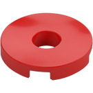 LEGO Red Tile 2 x 2 Round with Hole in Center (15535)