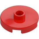 LEGO Red Tile 2 x 2 Round with Stud (18674)