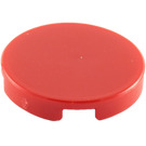 LEGO Red Tile 2 x 2 Round with "X" Bottom (4150)