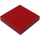 LEGO Red Tile 2 x 2 without Groove