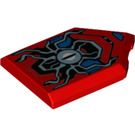 LEGO rouge Tuile 2 x 3 Pentagonal avec Spider-Man Décoration (1800 / 22385)