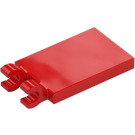 LEGO Rood Tegel 2 x 3 met Horizontaal Clips ('U'-clips) (30350)