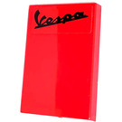 LEGO Red Tile 2 x 3 with Vespa Sticker (26603)