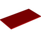 LEGO Red Tile 8 x 16 with Bottom Tubes, Textured Top (90498)