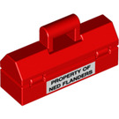 LEGO Red Toolbox with "Property of Ned Flanders" (16978 / 98368)