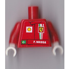 LEGO Red Torso with Ferrari, Shell Logos and F. Massa (973)