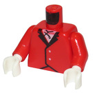 LEGO Rot Town Torso mit riding Jacke (973 / 73403)