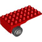 LEGO rouge Trailer 4 x 8 x 1 (59135 / 60145)