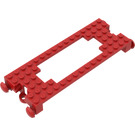 LEGO rouge Train Base 6 x 16