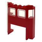 LEGO Red Train Front 2 x 6 x 5 with 2 High Cutout (2924)