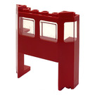 LEGO rouge Train De Affronter 2 x 6 x 5 avec 2 découpes hautes (2924)