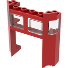 LEGO Red Train Front 2 x 6 x 5 with 3 High Cutout