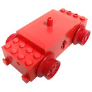 LEGO Rød Tog Motor, 12V 2 Kontakthuller