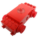 LEGO Red Train Motor, 12V 3 Round Contact Holes