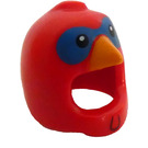 LEGO Rood Turkije Kostuum Hoofddeksel met Blauw Oog Masker