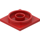 LEGO Red Turntable 4 x 4 Square Base (3403)