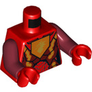 LEGO rot Ultimate Macy Minifig Torso (973 / 76382)