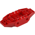 LEGO Red Vehicle Base with 4 Pin Holes (65186)